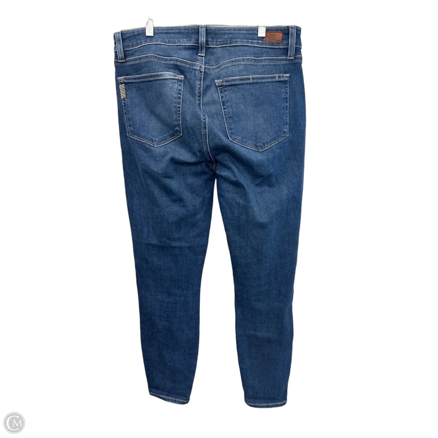 Jeans Skinny By Paige In Blue Denim, Size: 10