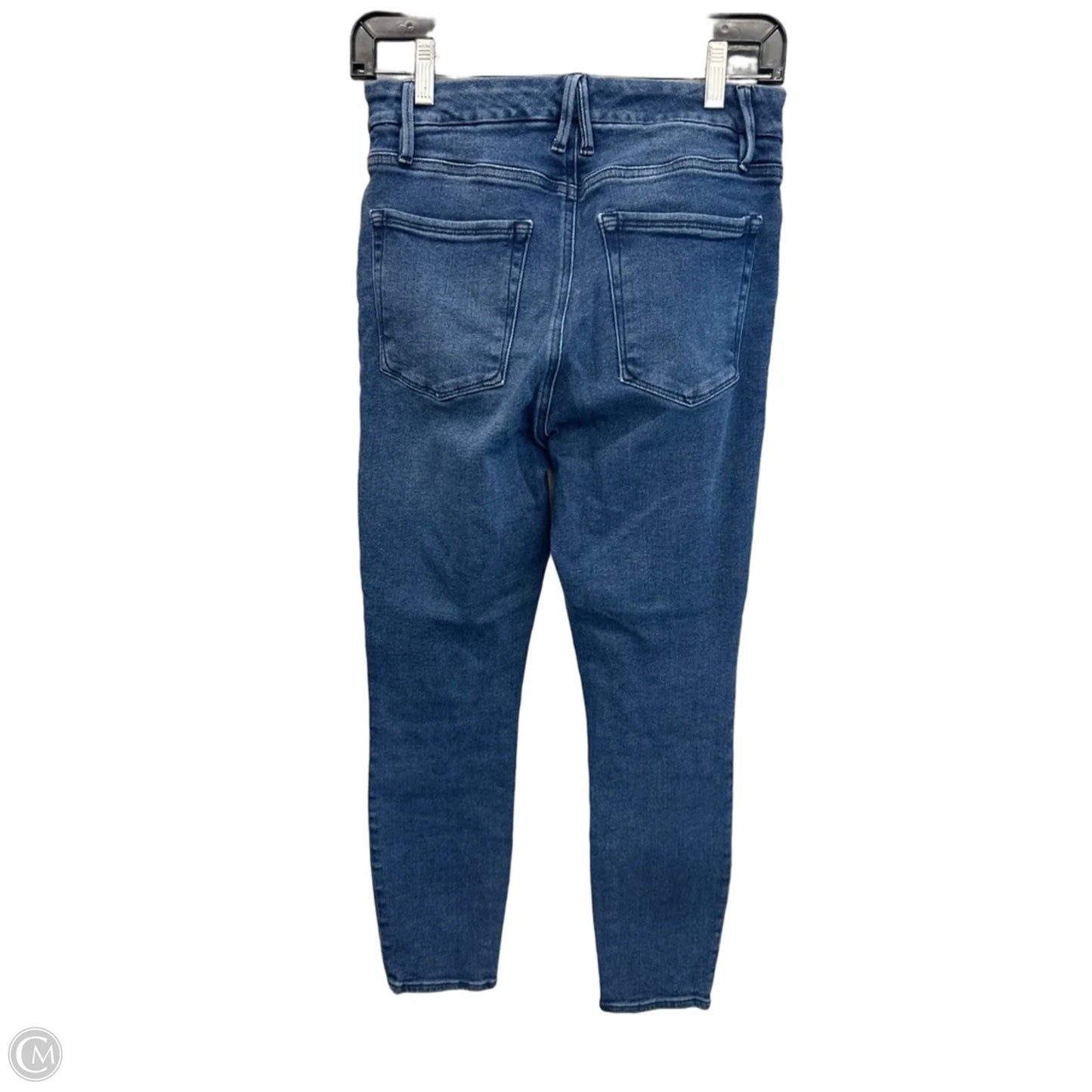 Jeans Skinny By Good American In Blue Denim, Size: 6