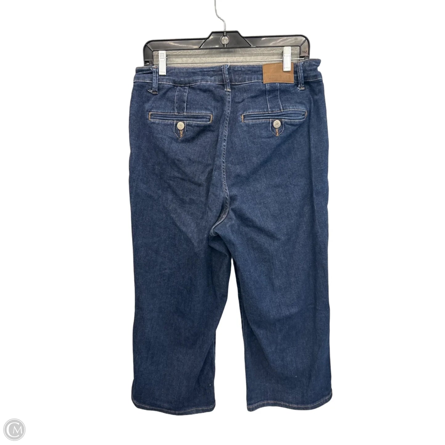 Jeans Wide Leg By Judy Blue In Blue Denim, Size: 14