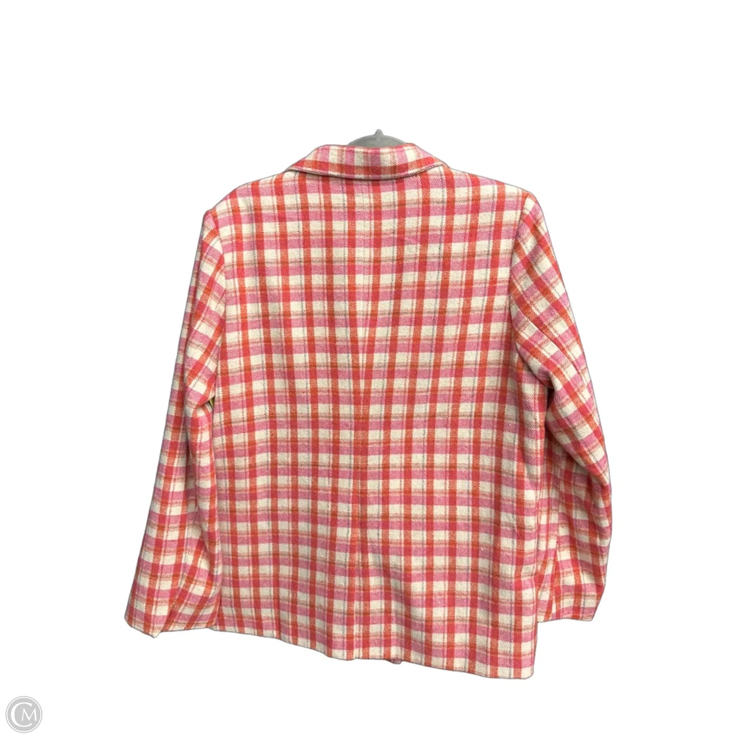 Blazer By Andthewhy In Plaid Pattern, Size: L
