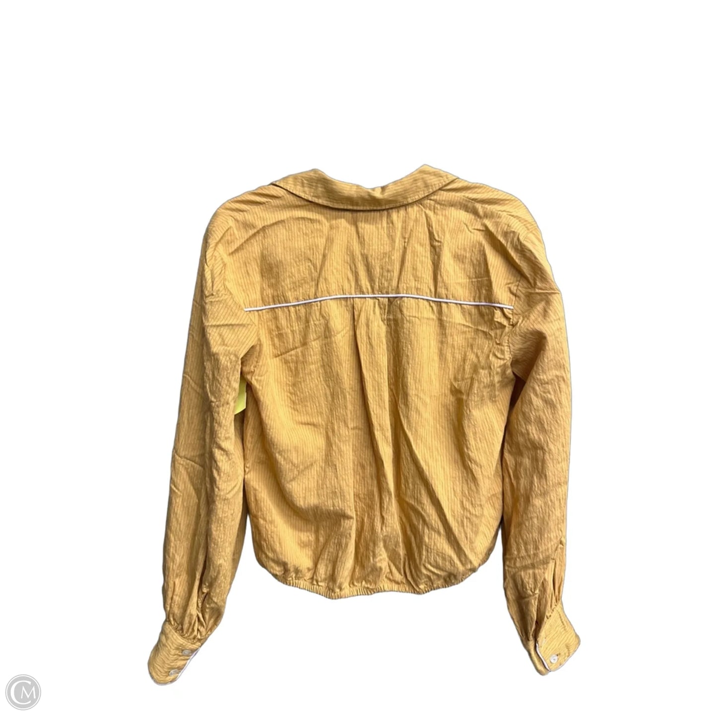 Top Long Sleeve By Maeve In Yellow, Size: S