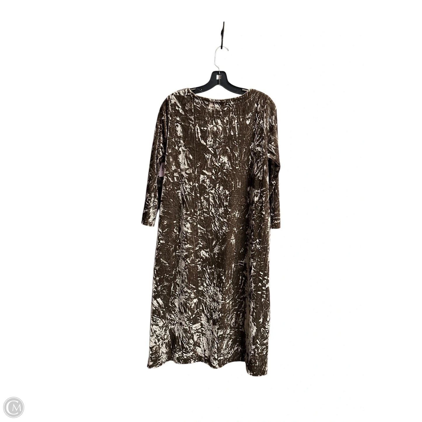 Dress Casual Midi By Clothes Mentor In Brown, Size: S