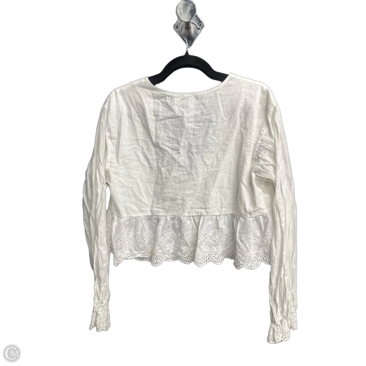 Top Long Sleeve By Altard State In White, Size: M