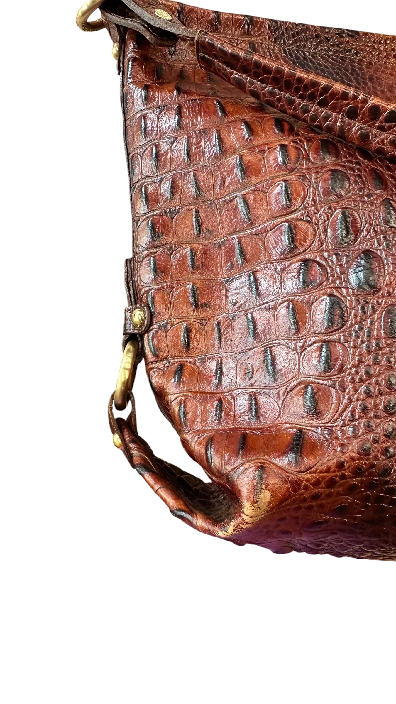 Handbag Designer By Brahmin, Size: Large