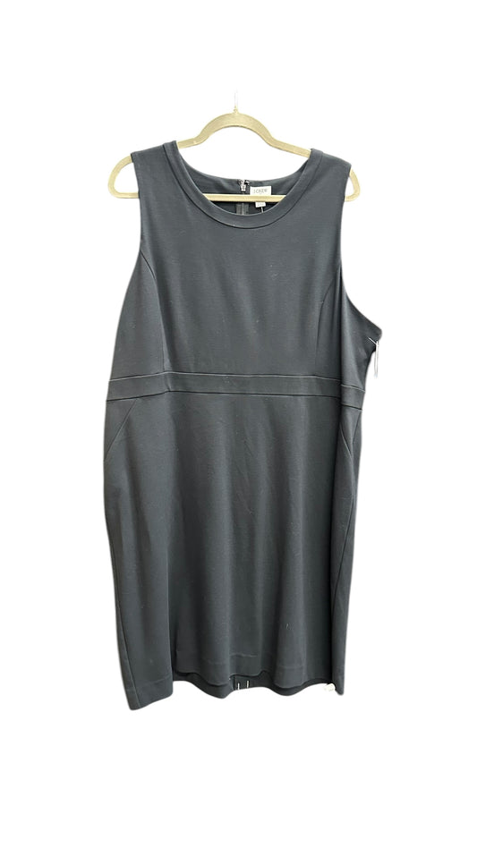 Dress Casual Midi By J. Crew In Black, Size: 2x