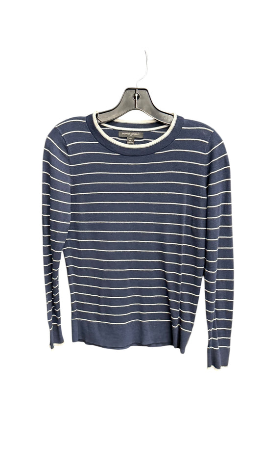 Top Long Sleeve By Banana Republic In Striped Pattern, Size: Xsp