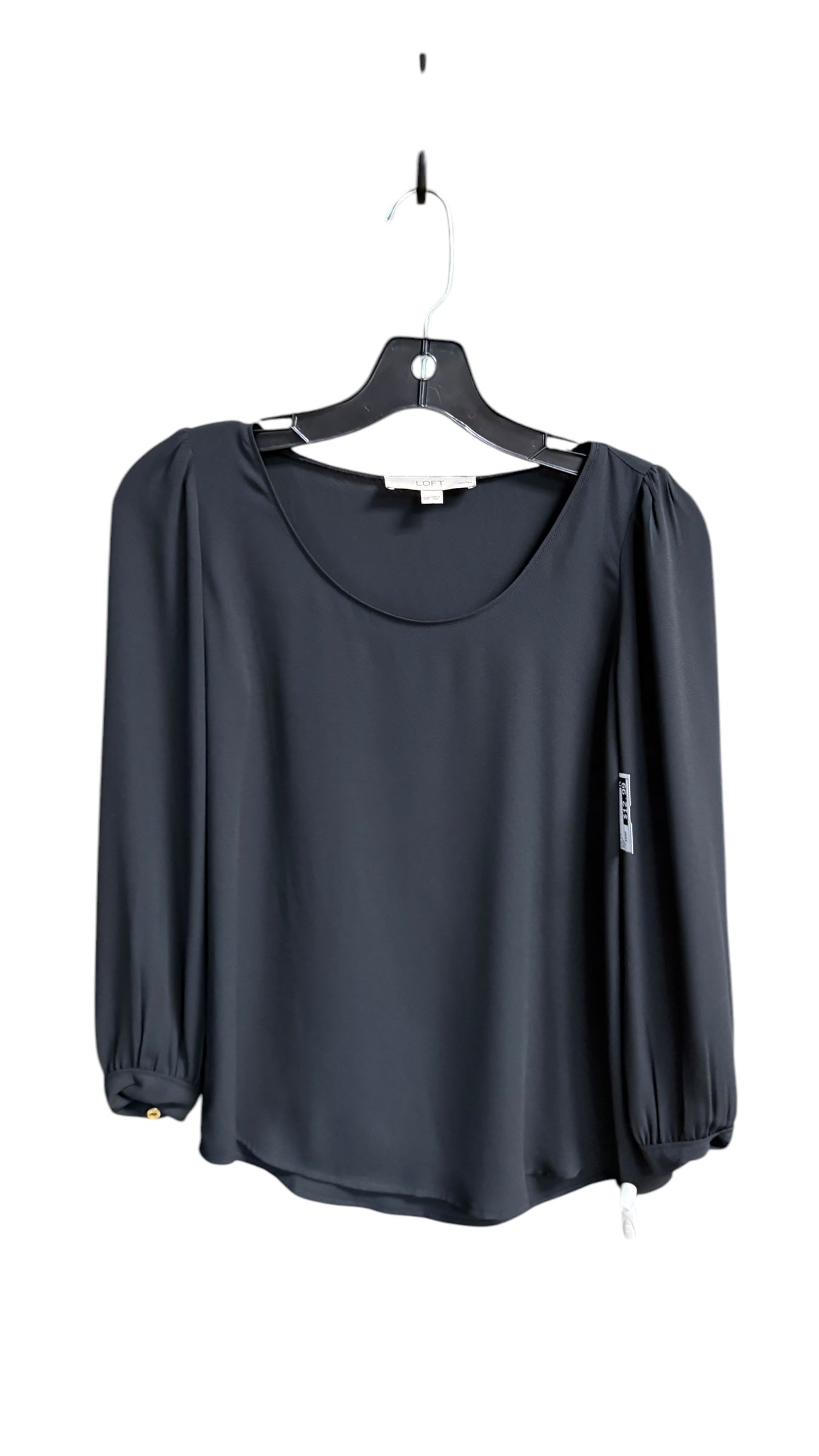 Top Long Sleeve By Loft In Black, Size: Xxsp