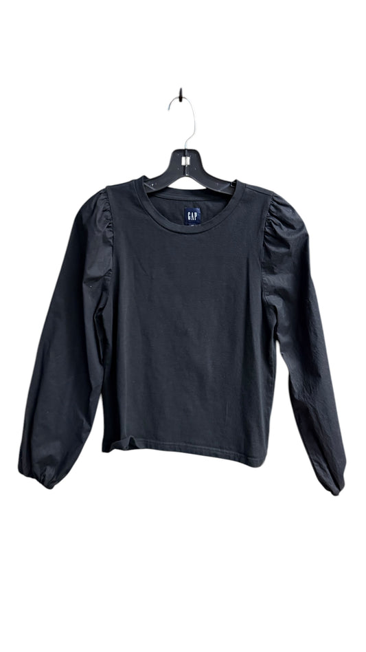 Top Long Sleeve By Gap In Black, Size: Xsp