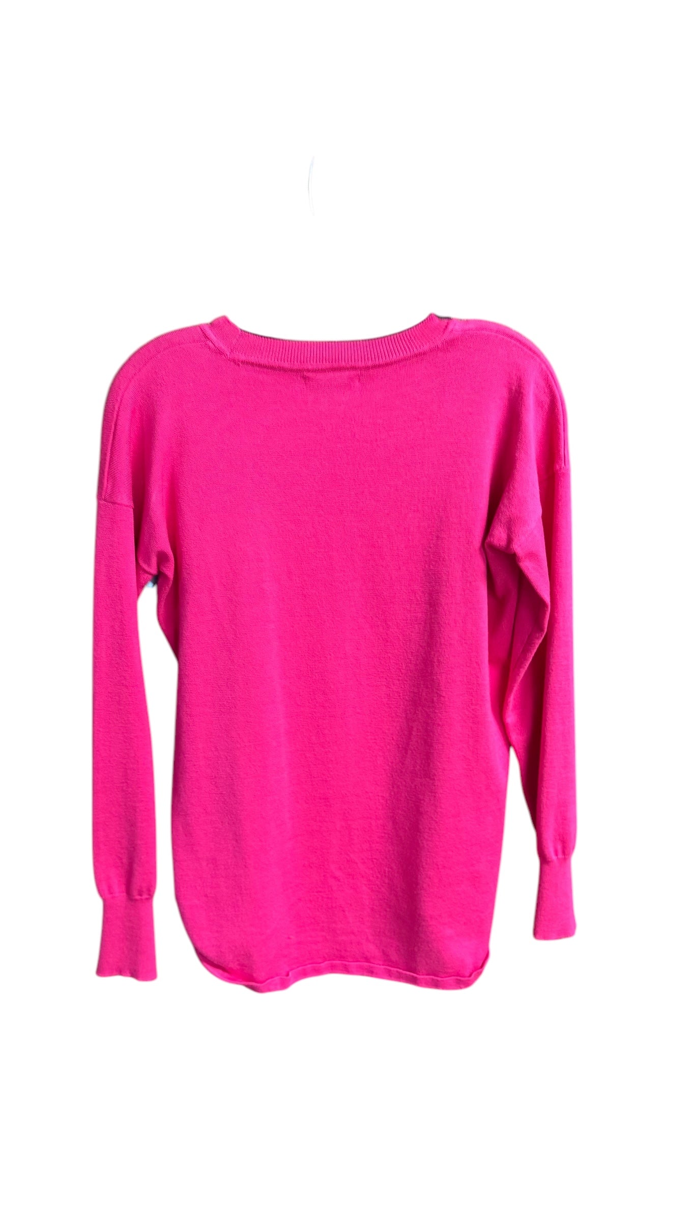 Top Long Sleeve By Max Studio In Pink, Size: S