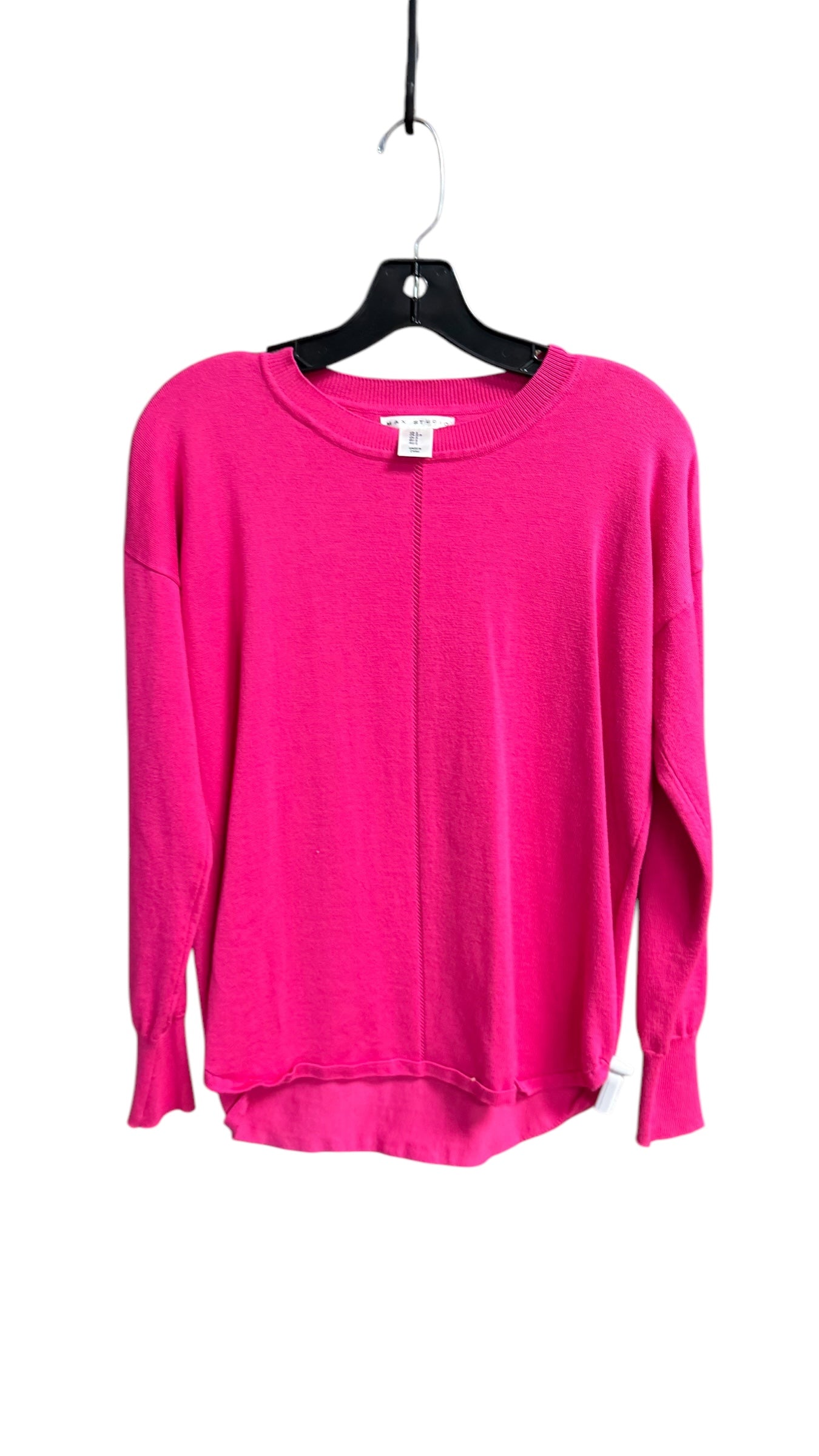 Top Long Sleeve By Max Studio In Pink, Size: S