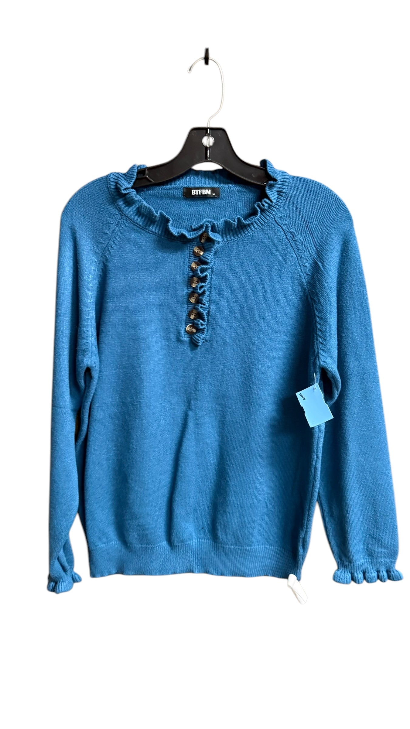 Sweater By Clothes Mentor In Blue, Size: M