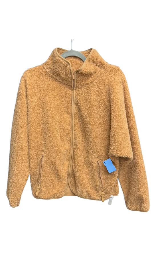 Jacket Faux Fur & Sherpa By All In Motion In Tan, Size: S