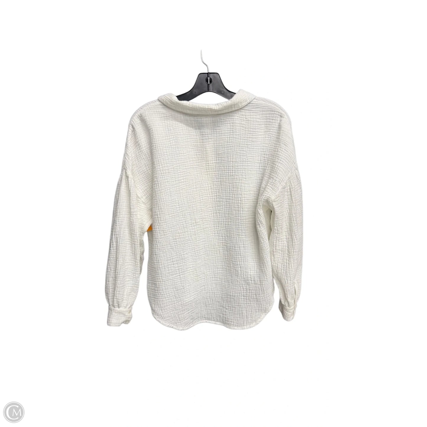 Top Long Sleeve By Dippin Daisys In White, Size: M