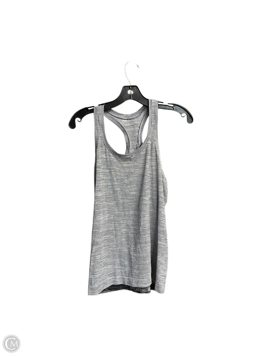 Athletic Tank Top By Lululemon In Striped Pattern, Size: M