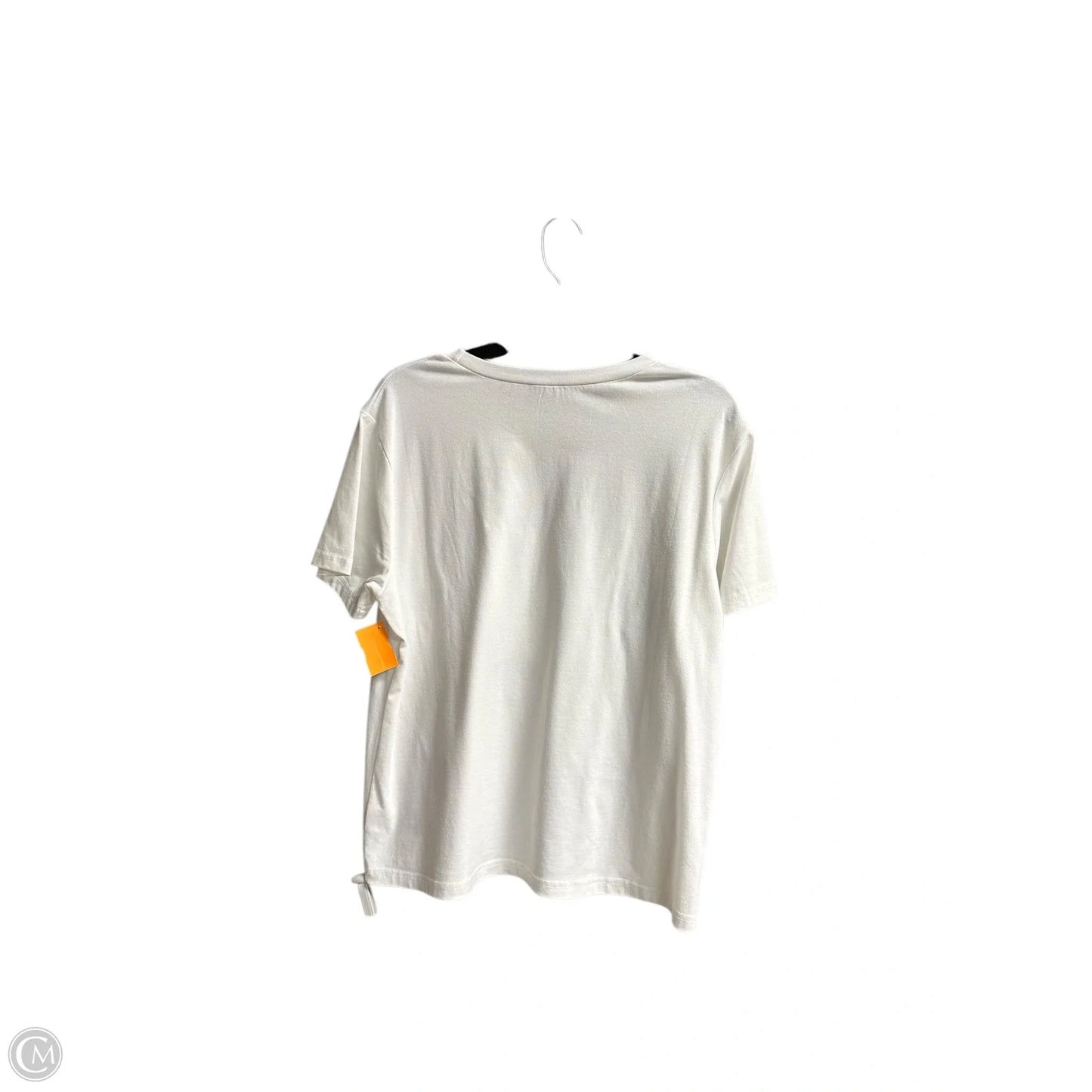 Top Short Sleeve Basic By Clothes Mentor In White, Size: Xl