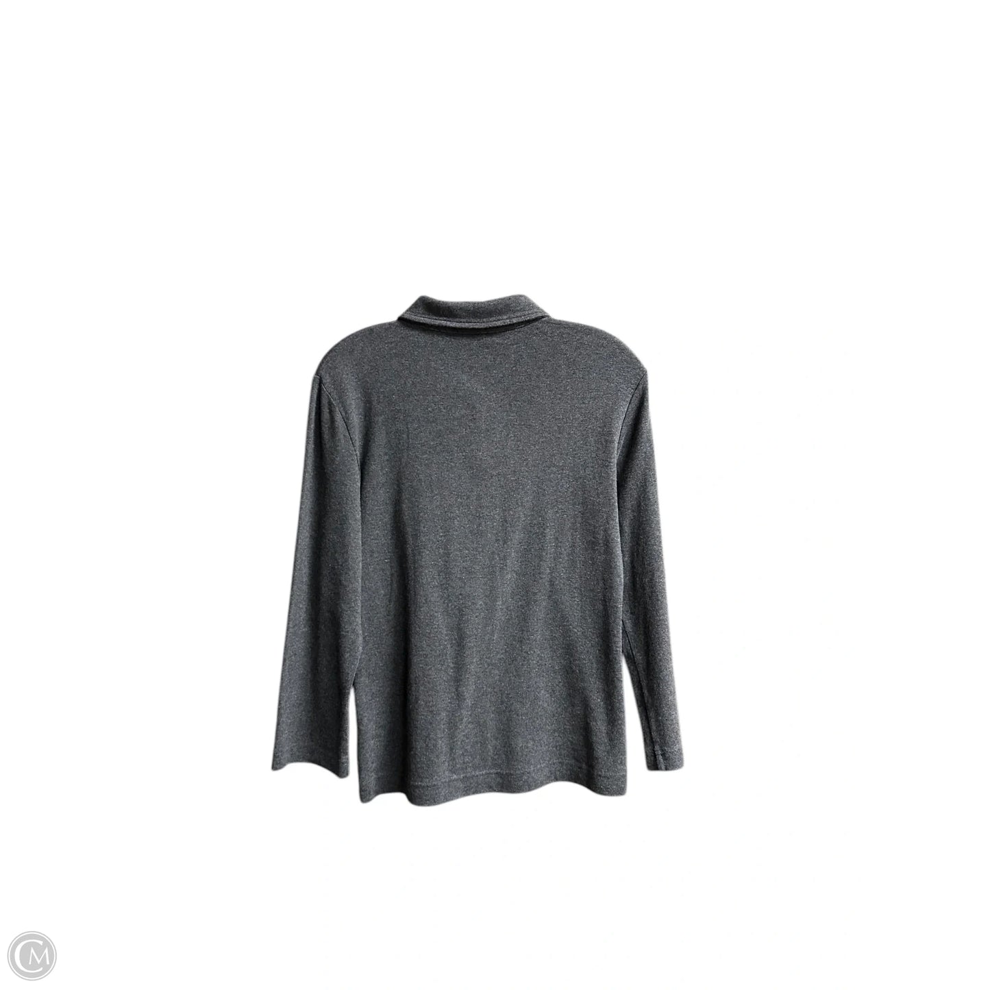 Top Long Sleeve Designer By Tory Burch In Grey, Size: L