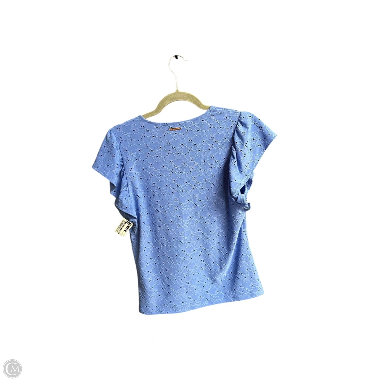 Top Short Sleeve By Michael By Michael Kors In Blue, Size: S