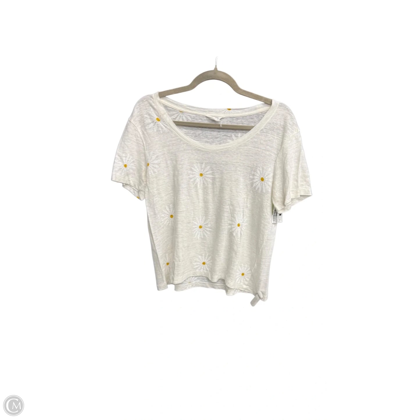 Top Short Sleeve Basic By Splendid In White, Size: S