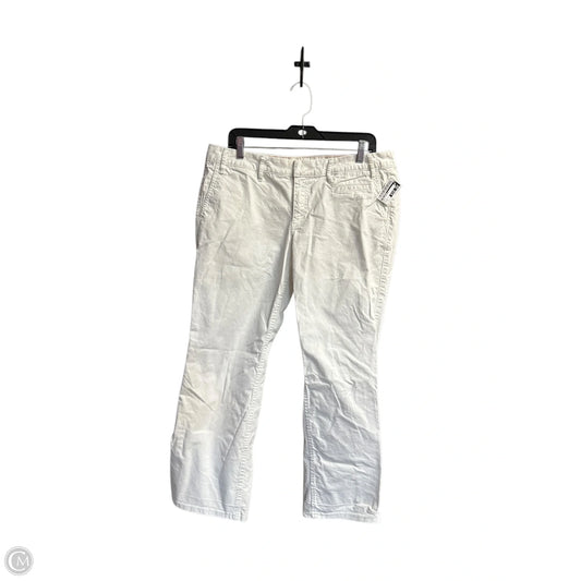 Pants Designer By Tory Burch In White, Size: 12