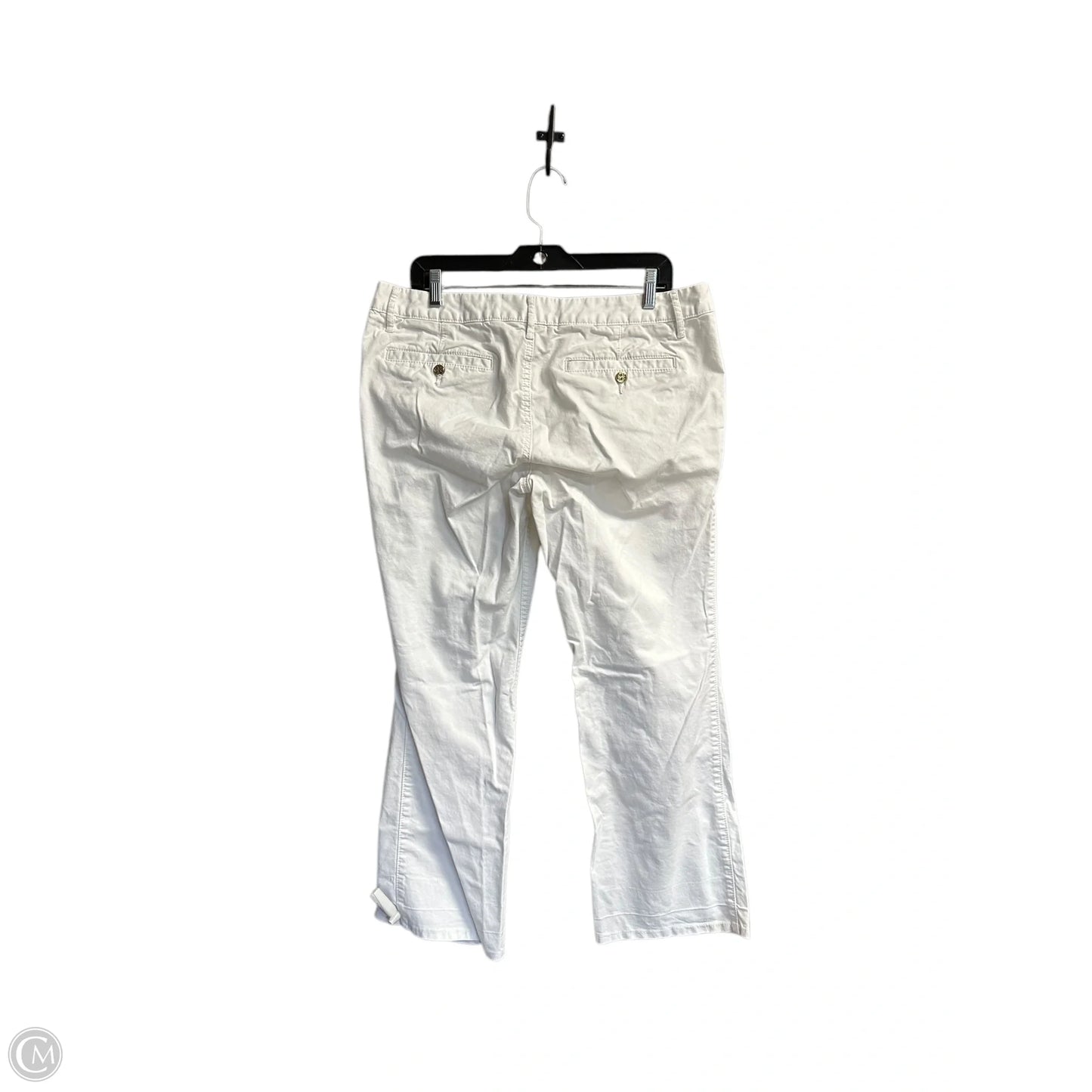 Pants Designer By Tory Burch In White, Size: 12