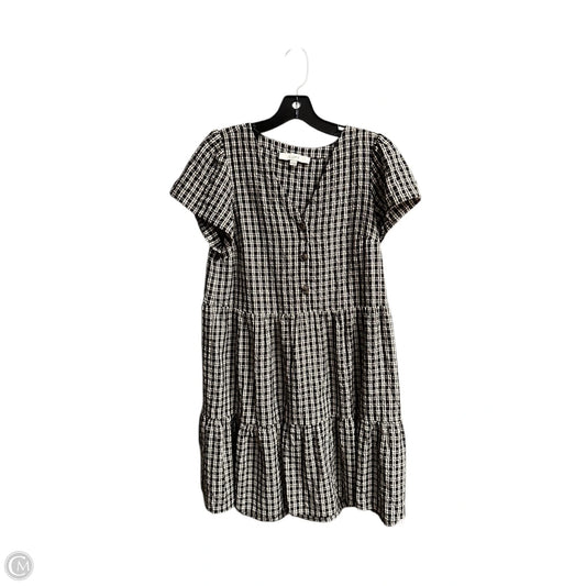 Dress Casual Short By Loft In Checkered Pattern, Size: S