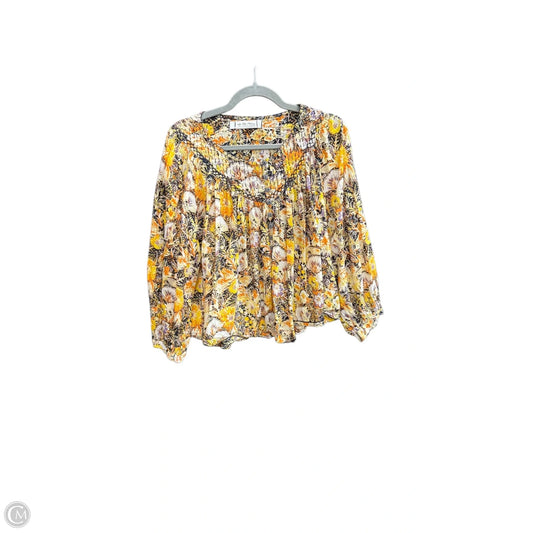 Top Long Sleeve By We The Free In Floral Print, Size: S