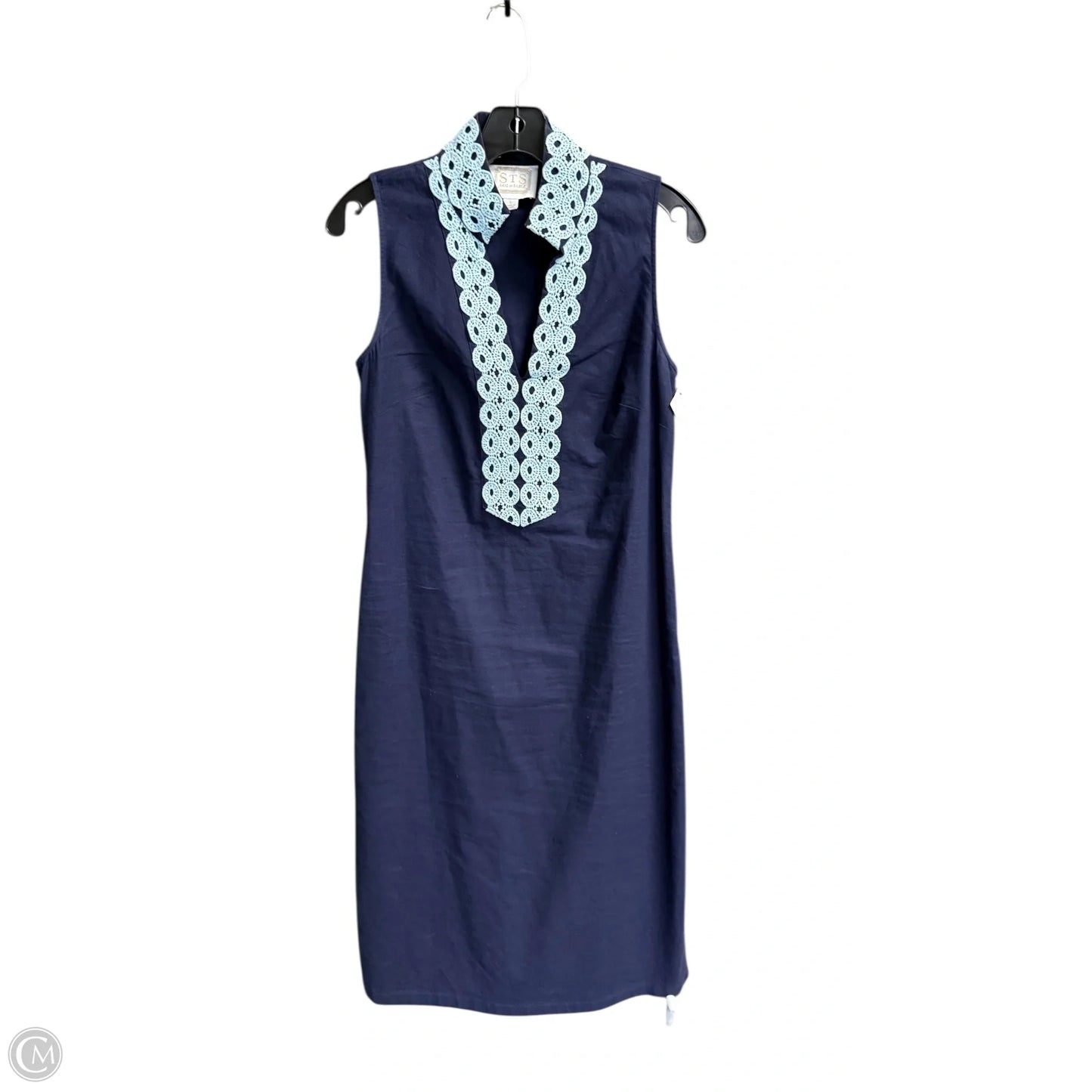 Dress Casual Midi By Sail To Sable In Blue, Size: S