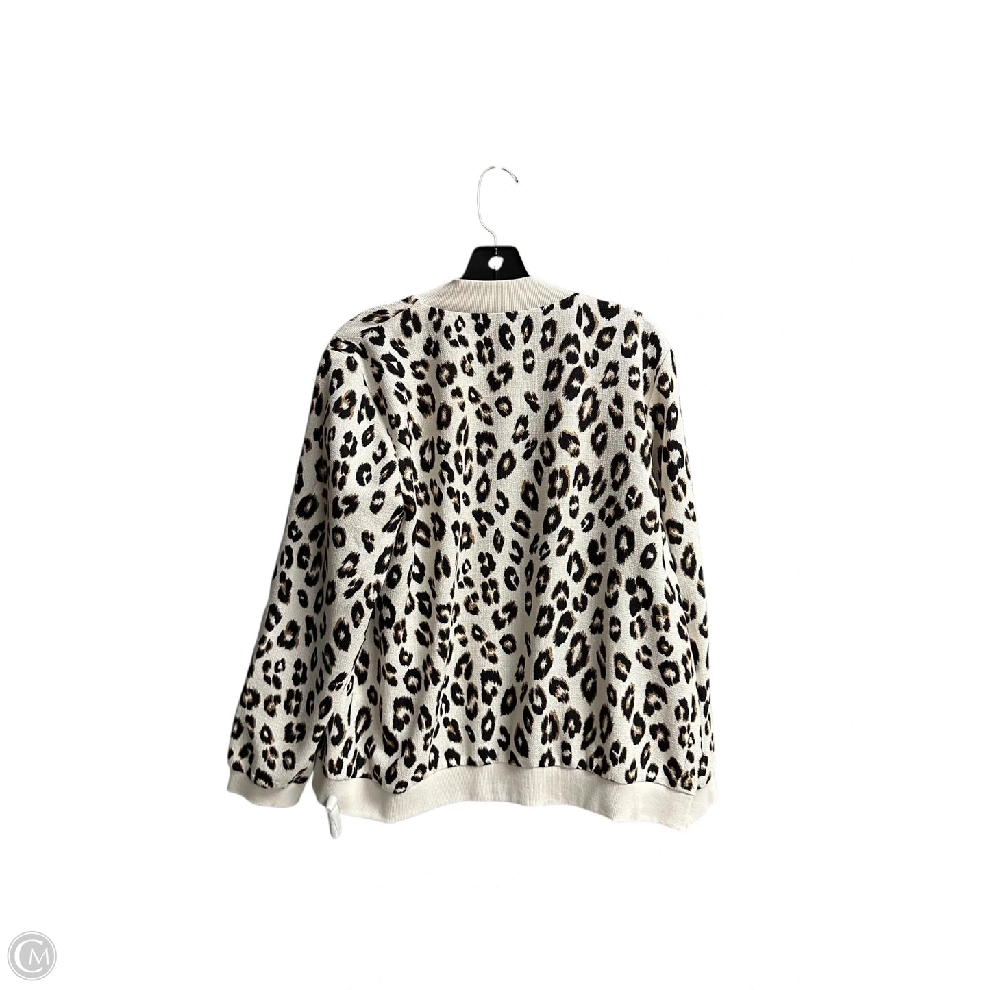 Jacket Other By Chicos In Animal Print, Size: L