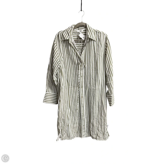 Dress Casual Midi By Vince In Striped Pattern, Size: M