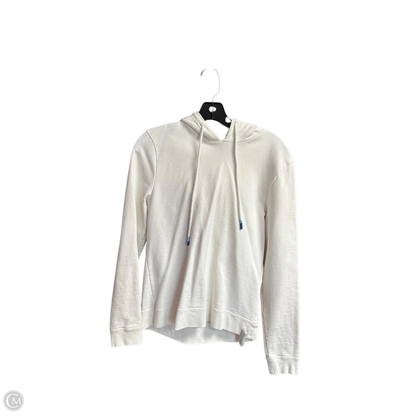 Sweatshirt Designer By Tory Burch In Ivory, Size: L
