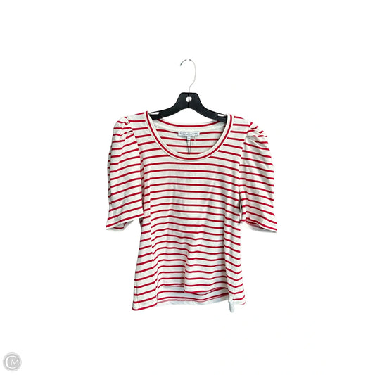 Top Short Sleeve By English Factory In Striped Pattern, Size: S