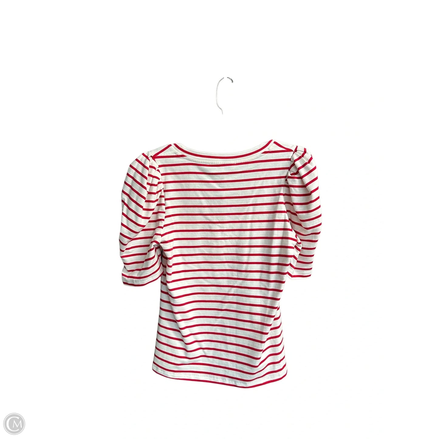 Top Short Sleeve By English Factory In Striped Pattern, Size: S