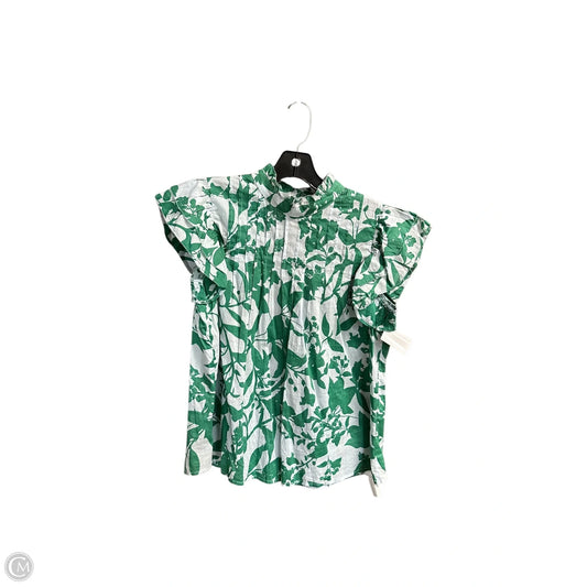 Top Short Sleeve By Thml In Blue, Size: S