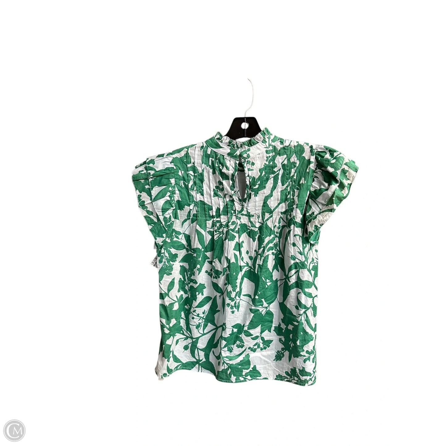 Top Short Sleeve By Thml In Blue, Size: S