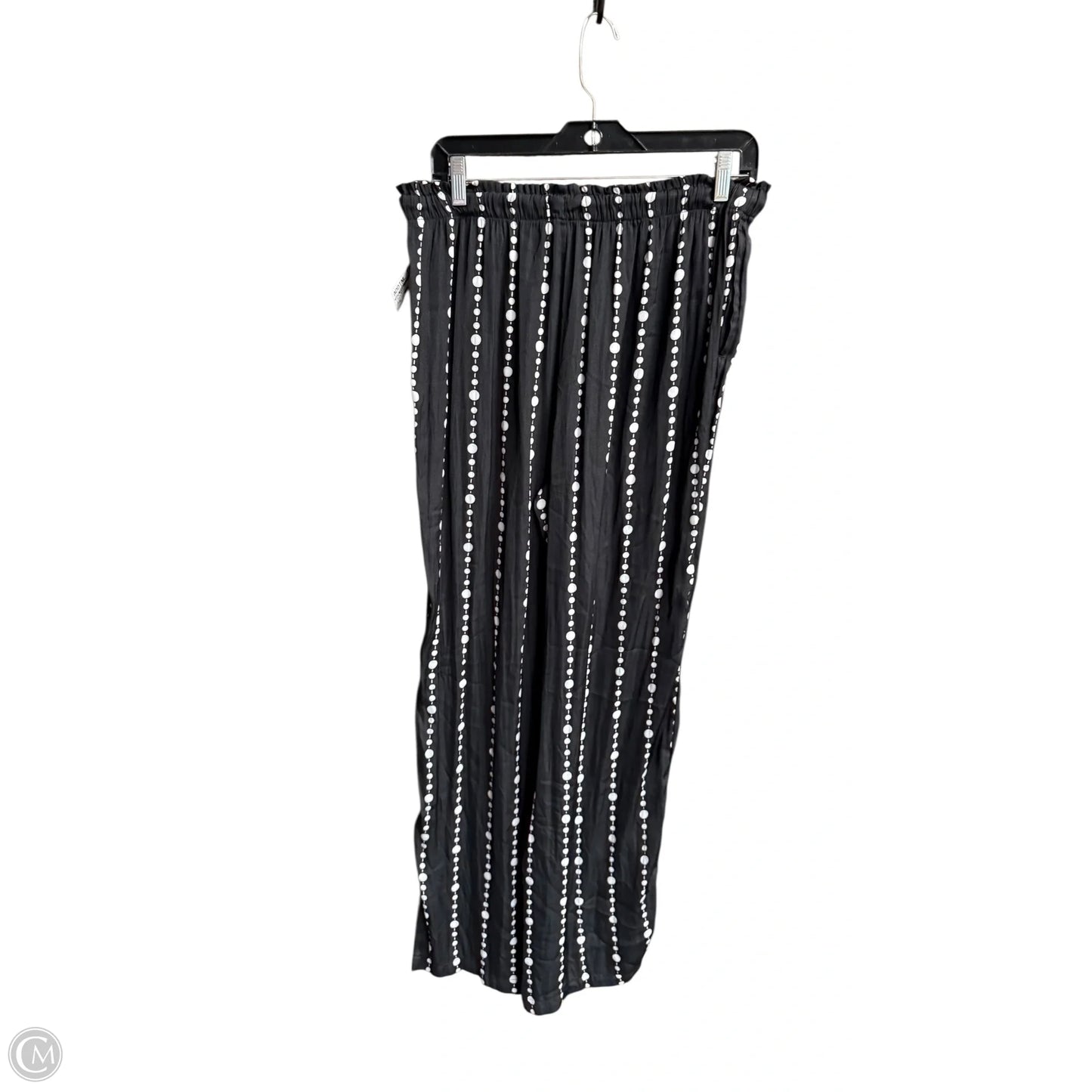 Pants Designer By Kate Spade In Black & White, Size: Xl