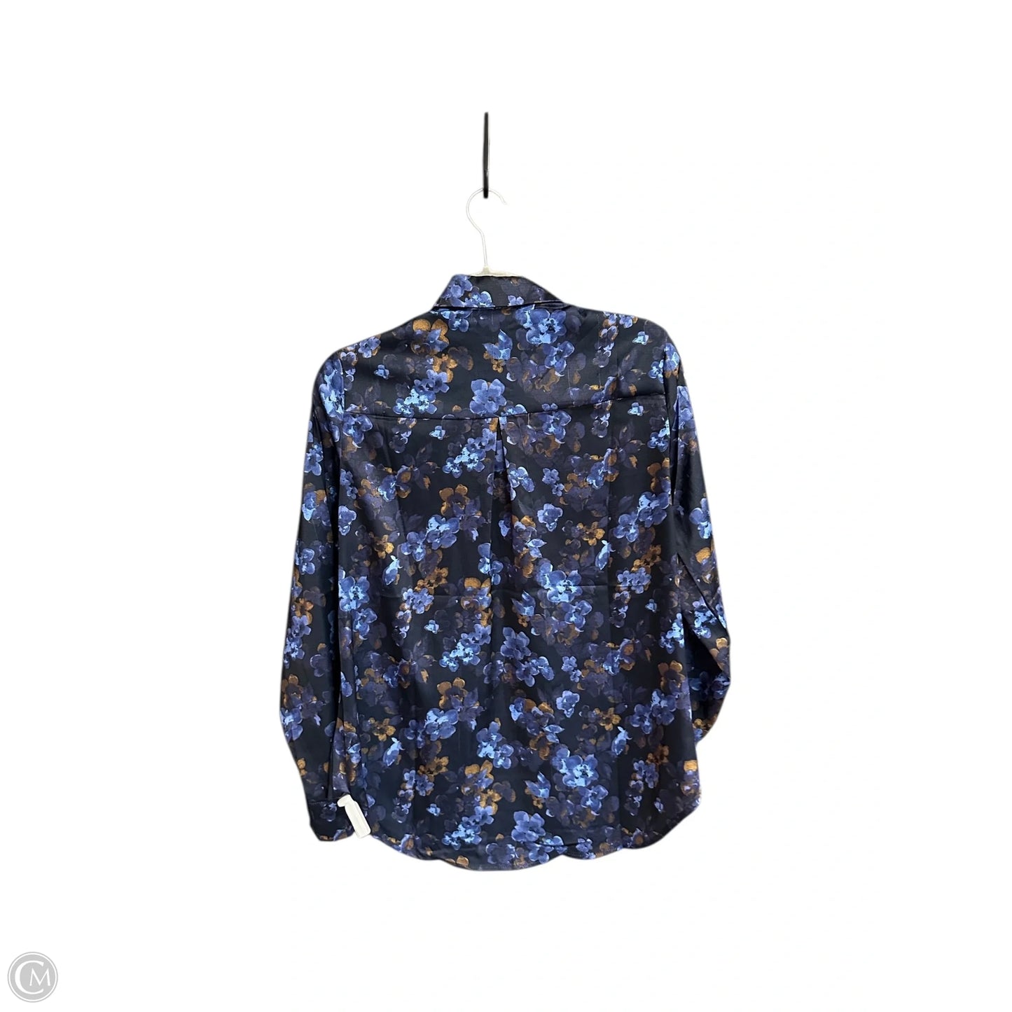 Top Long Sleeve By Tahari In Floral Print, Size: S