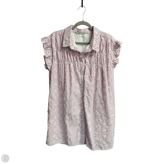 Dress Casual Short By Clothes Mentor In Striped Pattern, Size: M