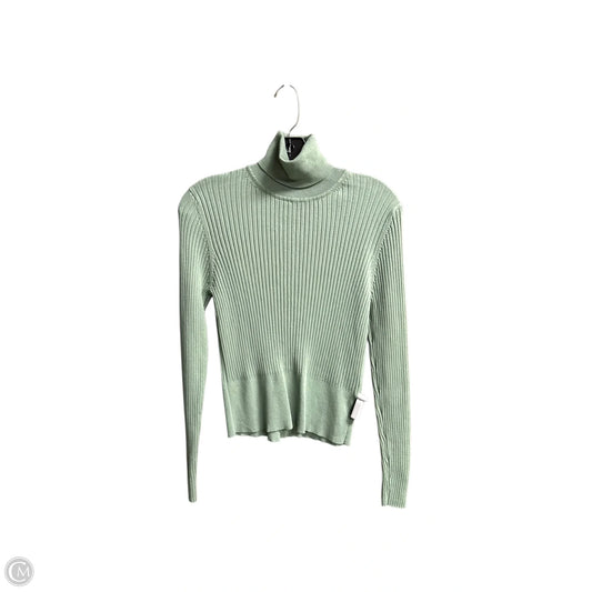 Top Long Sleeve By Zara In Green, Size: L