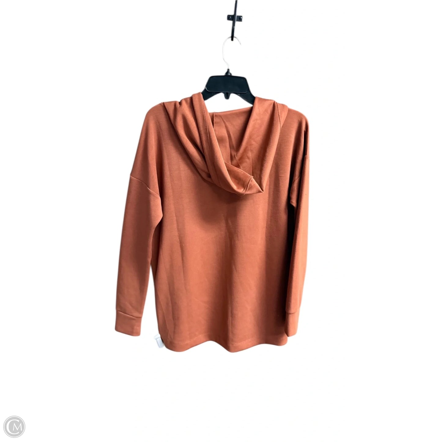 Sweatshirt Hoodie By Cable And Gauge In Brown, Size: S