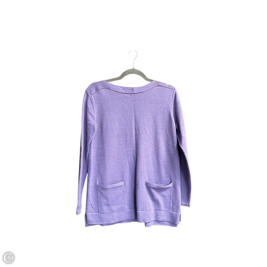 Sweater By J. Jill In Purple, Size: Xs
