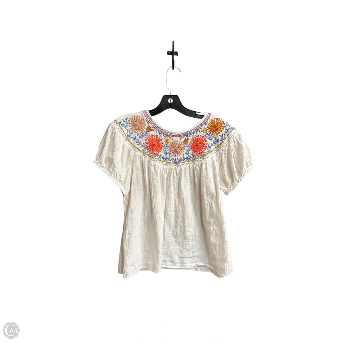 Top Short Sleeve By Thml In Floral Print, Size: S