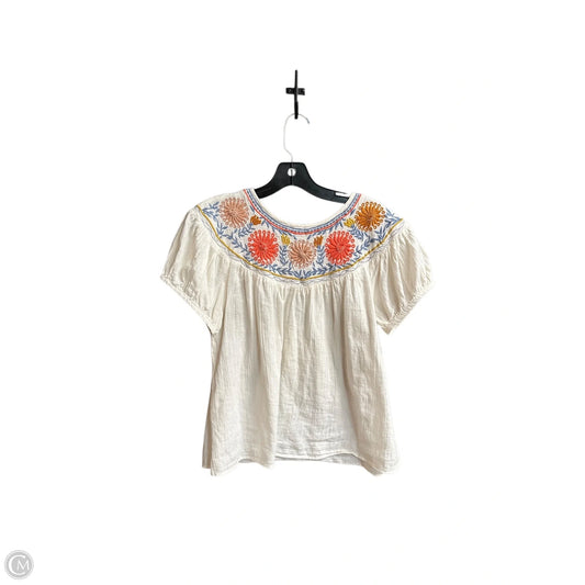 Top Short Sleeve By Thml In Floral Print, Size: S