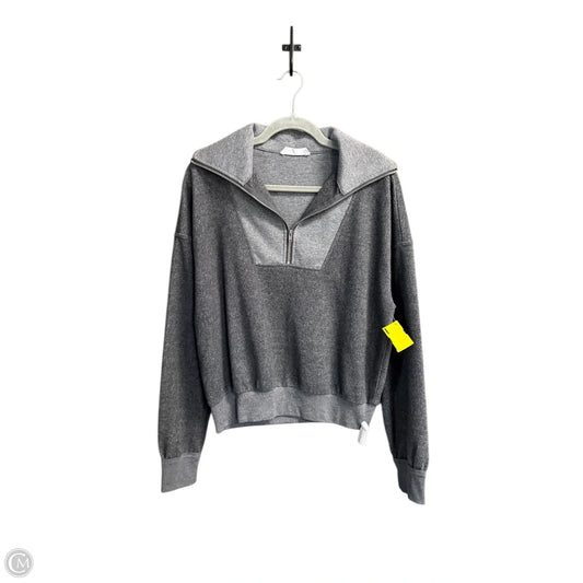 Sweatshirt Collar By Double Zero In Grey, Size: S
