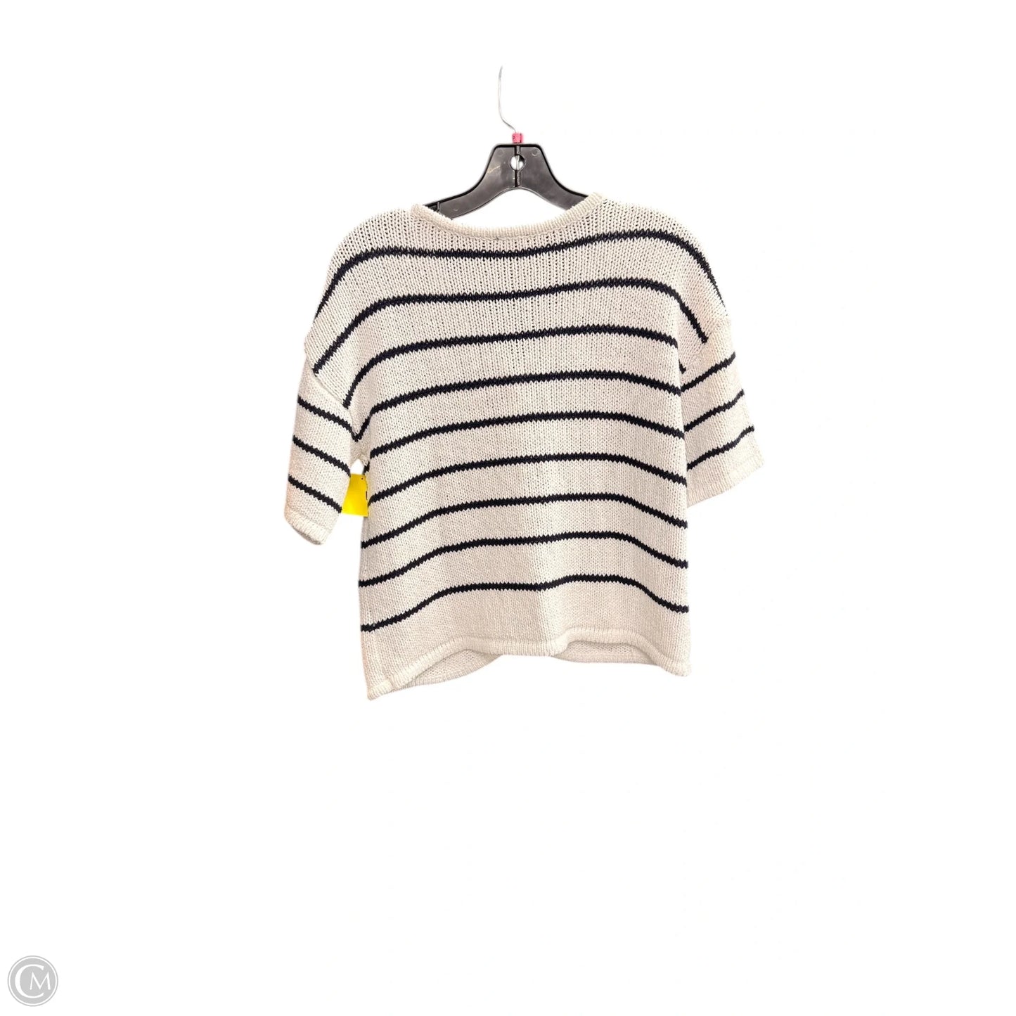 Sweater Cardigan By Talbots In Striped Pattern, Size: Sp