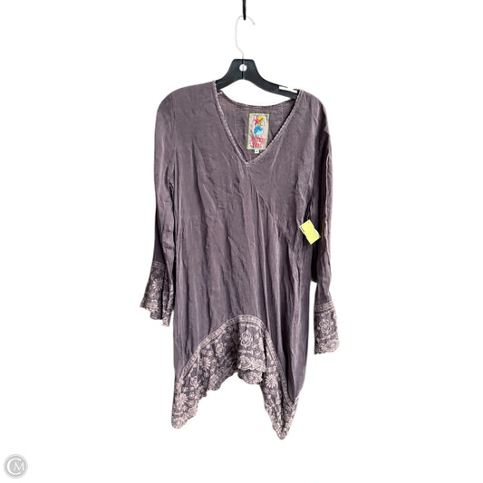 Top Long Sleeve By Johnny Was In Grey, Size: S