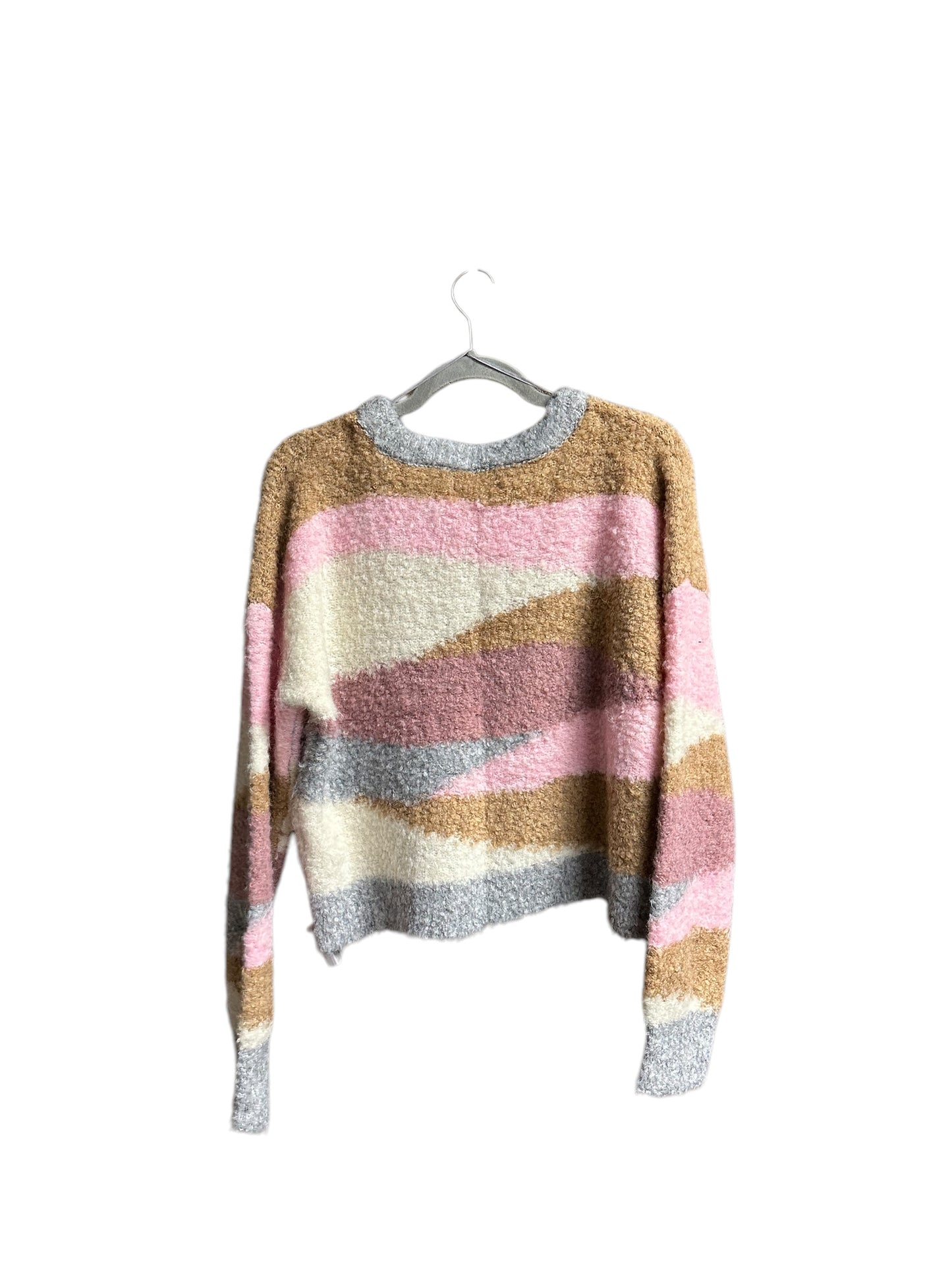 Top Long Sleeve By Jessica Simpson In Striped Pattern, Size: L