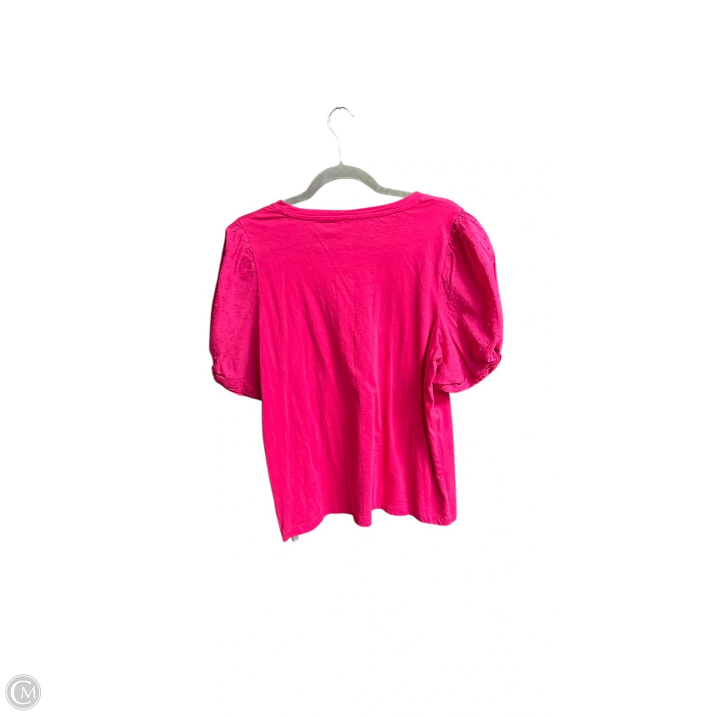 Top Short Sleeve By J. Crew In Pink, Size: L