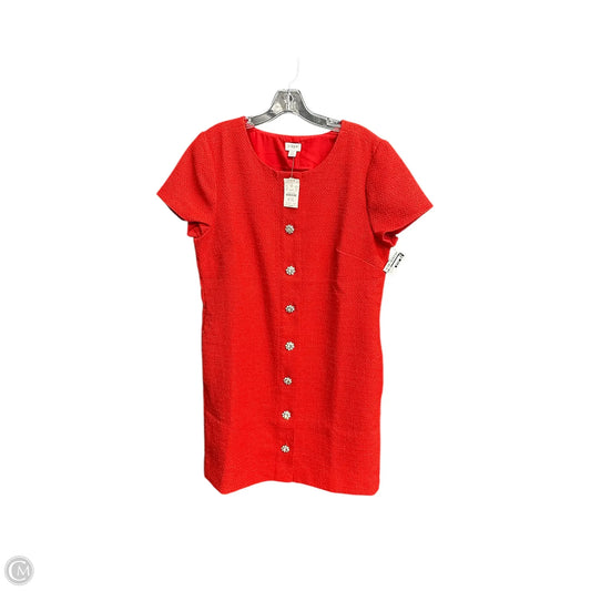 Dress Work By J. Crew In Red, Size: L