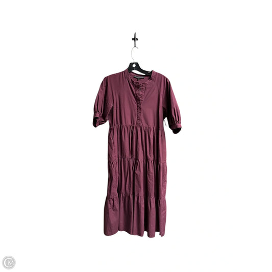 Dress Casual Midi By English Factory In Purple, Size: S