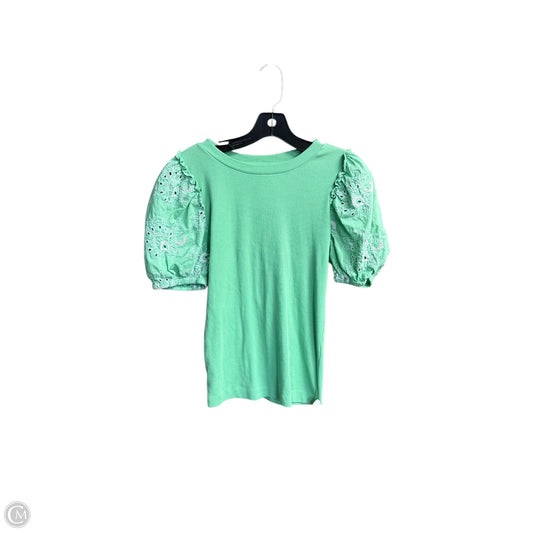 Top Short Sleeve By Loft In Green, Size: Xs